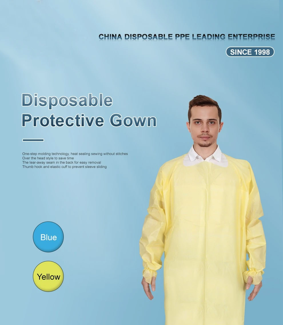 blue ppe gown blue ppe gown